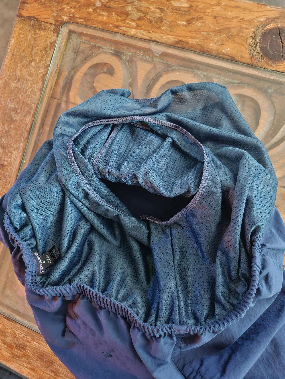 Patagonia Mens Navy Blue Lined Swim/Board Shorts Size M